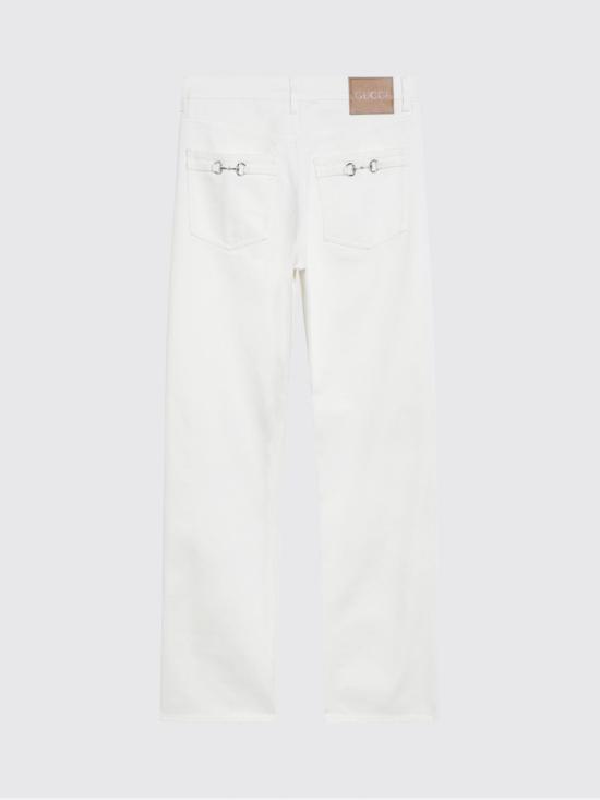 26SS 구찌 데님 팬츠 855031XDDD9 9000 White - GUCCI