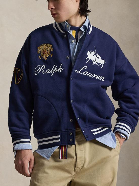 26SS 랄프 로렌 봄버 자켓 710B14220 001 Blue - RALPH LAUREN