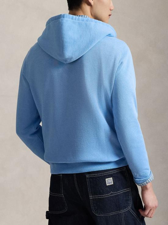 26SS 랄프 로렌 후드 티셔츠 710B14619 001 Clear Blue - RALPH LAUREN