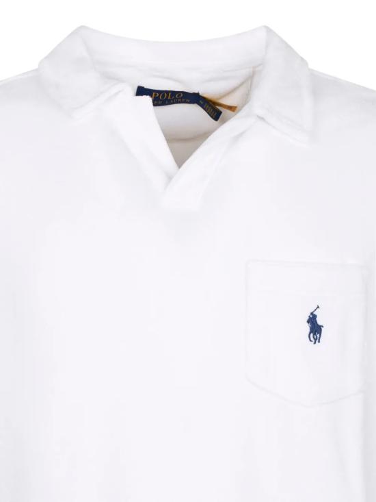 26SS 랄프 로렌 폴로 티셔츠 710A12491 002 White - RALPH LAUREN