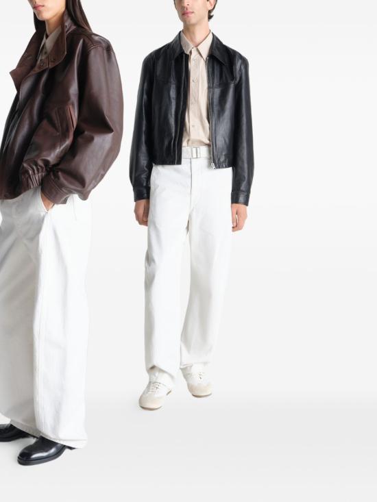 26SS 르메르 트위스트 벨티드 팬츠 PA326 LD1070 086 MILK DOM - LEMAIRE