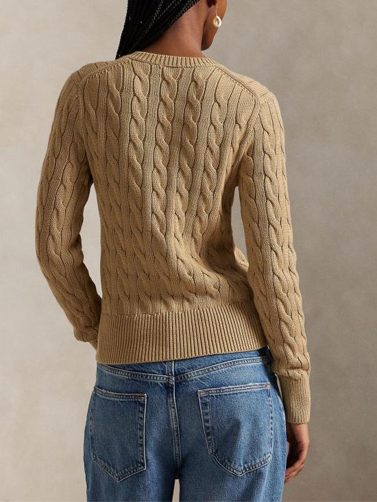 26SS 랄프 로렌 가디건 211971868 502 Kaki - RALPH LAUREN