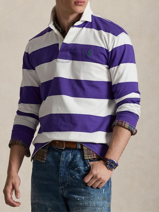 26SS 랄프 로렌 폴로 티셔츠 710717116 505 Purple - RALPH LAUREN