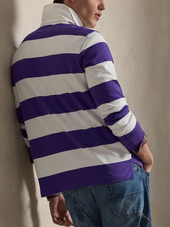 26SS 랄프 로렌 폴로 티셔츠 710717116 505 Purple - RALPH LAUREN