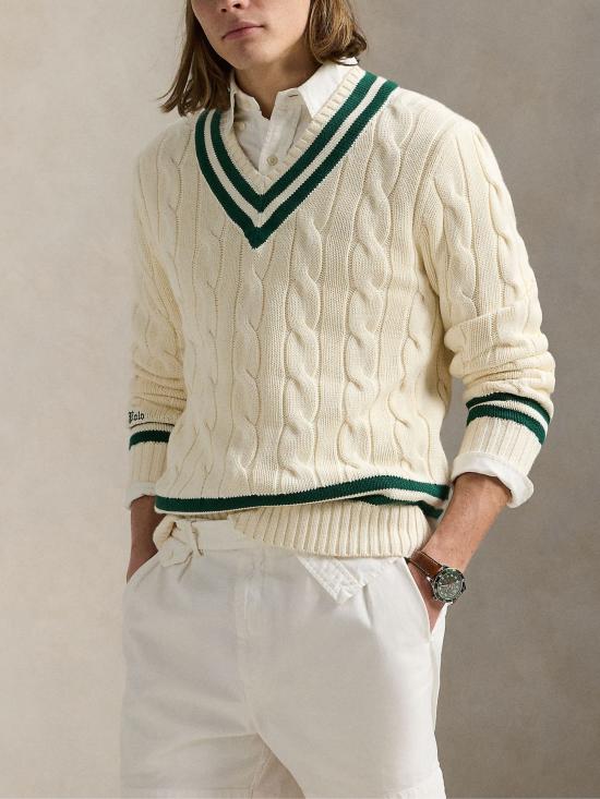 26SS 랄프 로렌 스웨터 710961153 001 Beige - RALPH LAUREN