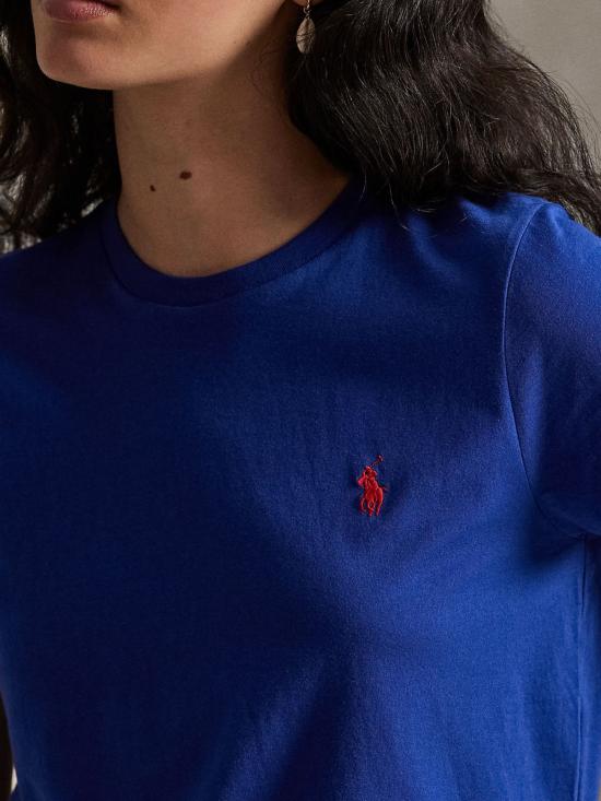 26SS 랄프 로렌 반팔 티셔츠 211B14605 007 Blue - RALPH LAUREN