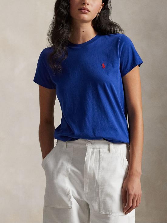 26SS 랄프 로렌 반팔 티셔츠 211B14605 007 Blue - RALPH LAUREN