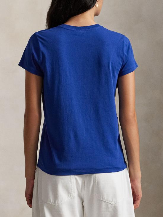 26SS 랄프 로렌 반팔 티셔츠 211B14605 007 Blue - RALPH LAUREN