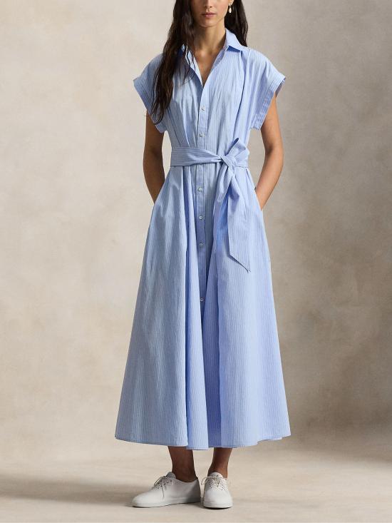 26SS 랄프 로렌 롱 원피스 211A96363 001 Clear Blue - RALPH LAUREN