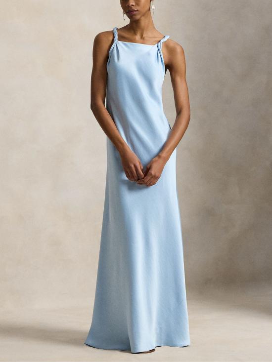 26SS 랄프 로렌 롱 원피스 211A96352 002 Clear Blue - RALPH LAUREN