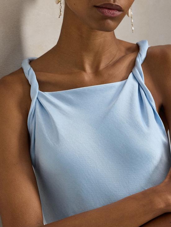 26SS 랄프 로렌 롱 원피스 211A96352 002 Clear Blue - RALPH LAUREN