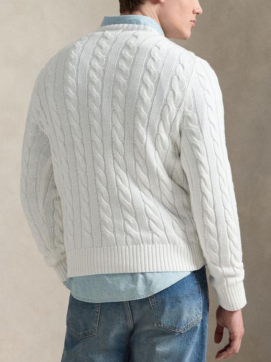 26SS 랄프 로렌 스웨터 710775885 033 White - RALPH LAUREN