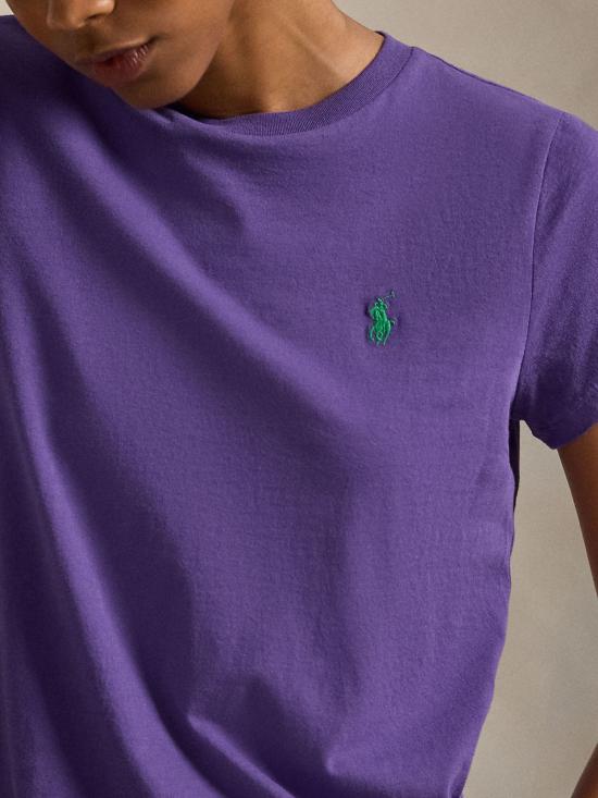 26SS 랄프 로렌 반팔 티셔츠 211B14605 002 Purple - RALPH LAUREN