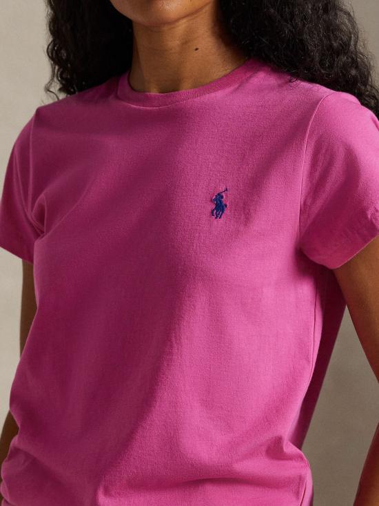 26SS 랄프 로렌 반팔 티셔츠 211B14605 018 Fuchsia - RALPH LAUREN