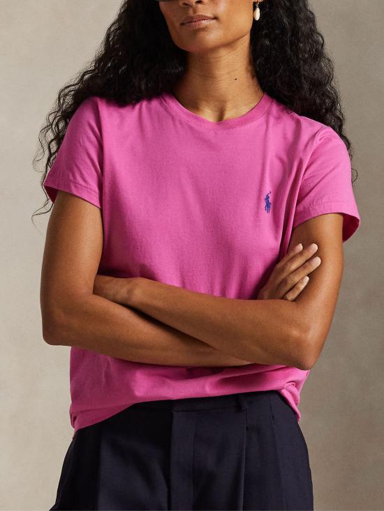 26SS 랄프 로렌 반팔 티셔츠 211B14605 018 Fuchsia - RALPH LAUREN