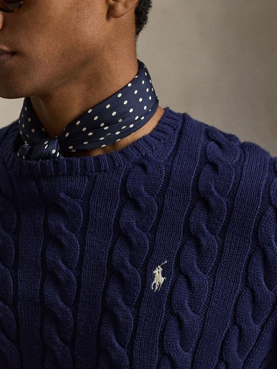 26SS 랄프 로렌 스웨터 710775885 536 Blue - RALPH LAUREN