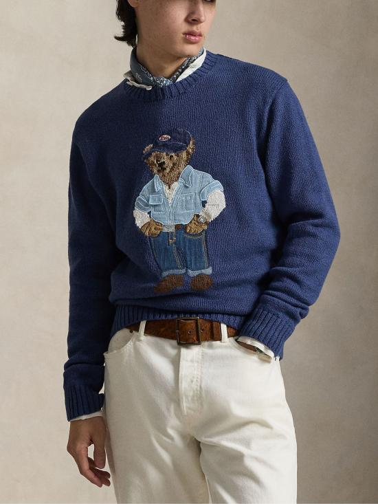 26SS 랄프 로렌 스웨터 710A13002 001 Blue - RALPH LAUREN