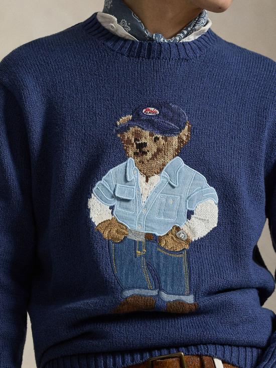 26SS 랄프 로렌 스웨터 710A13002 001 Blue - RALPH LAUREN