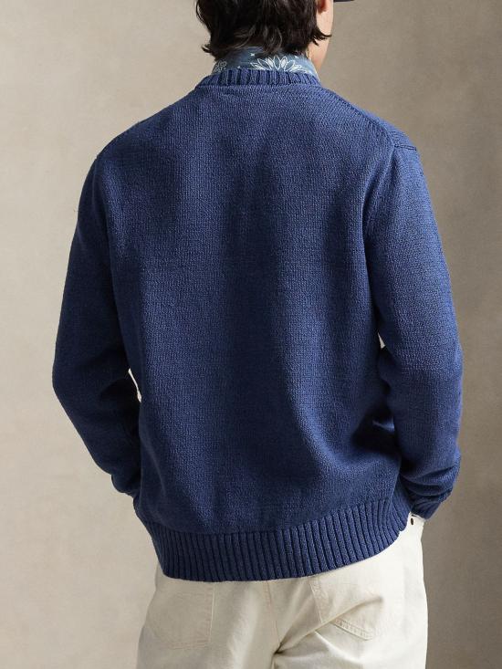 26SS 랄프 로렌 스웨터 710A13002 001 Blue - RALPH LAUREN