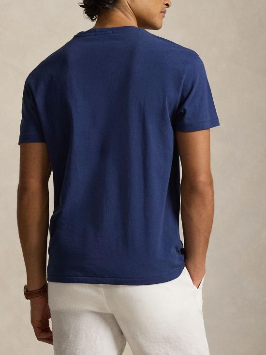 26SS 랄프 로렌 반팔 티셔츠 710B14587 001 NAVY - RALPH LAUREN