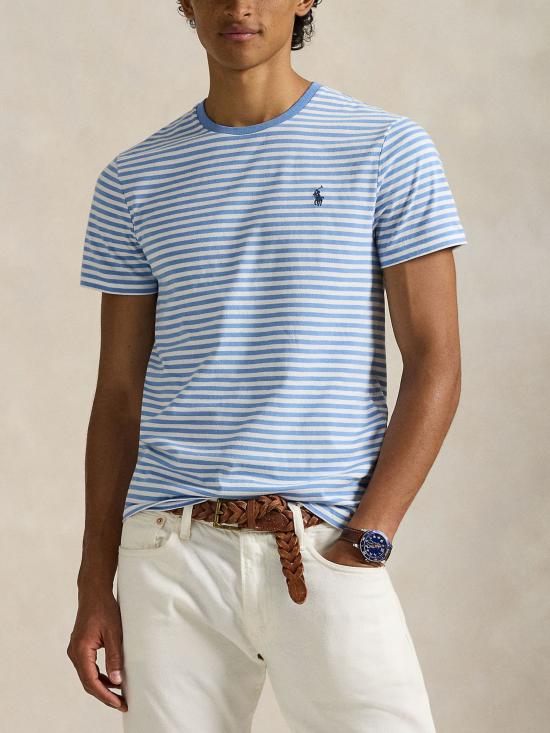 26SS 랄프 로렌 반팔 티셔츠 710956828 007 Clear Blue - RALPH LAUREN