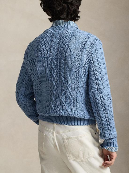 26SS 랄프 로렌 스웨터 710B13888 001 Blue - RALPH LAUREN