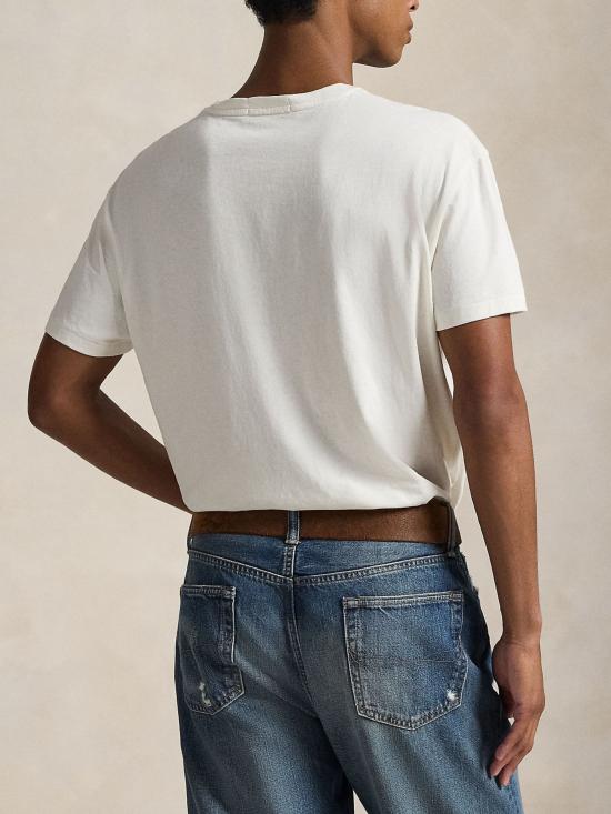 26SS 랄프 로렌 반팔 티셔츠 710B14615 001 White - RALPH LAUREN