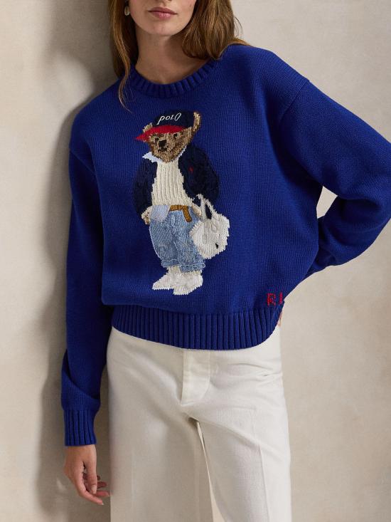 26SS 랄프 로렌 스웨터 211A96238 001 Blue - RALPH LAUREN