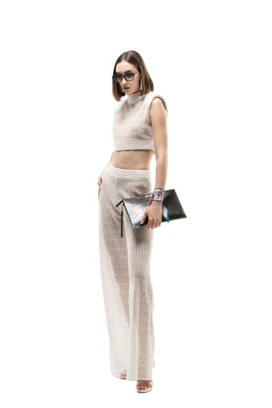  사이드 코베이시 트레이닝 상의 니트 상의와 세트로 구성된 바지 - SAIID KOBEISY