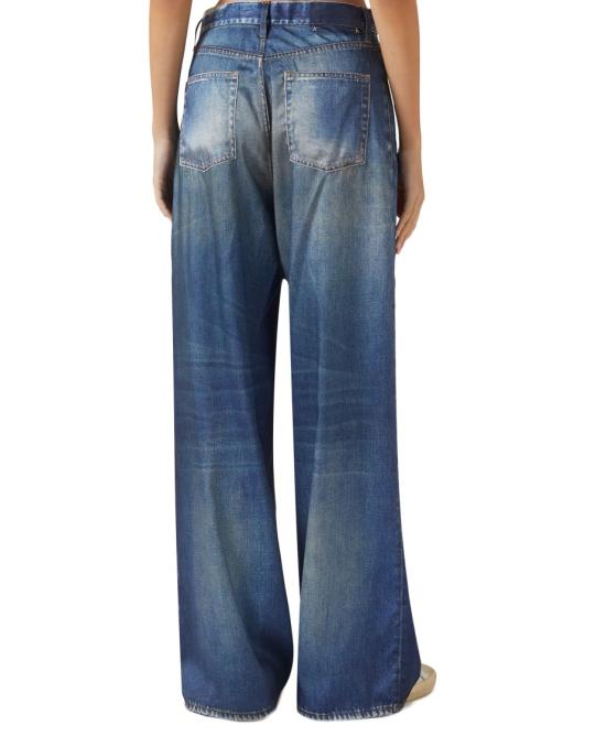 26SS 구찌 코튼 데님 팬츠 팬츠 857909XDDD2 Blue - GUCCI