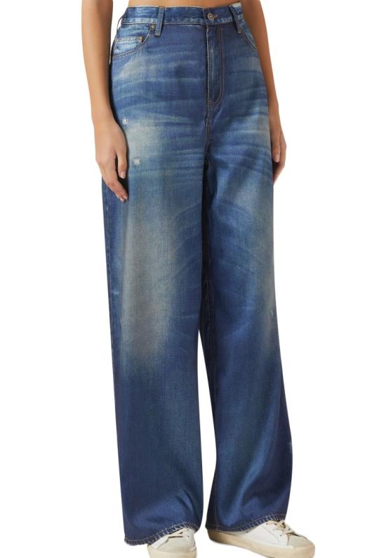 26SS 구찌 코튼 데님 팬츠 팬츠 857909XDDD2 Blue - GUCCI