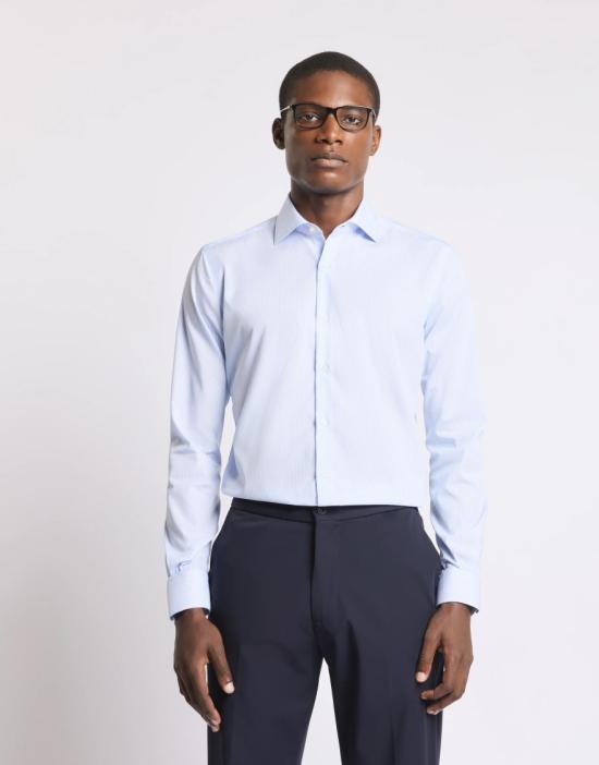 26SS 페이 긴팔 셔츠 NCMA1522670ZCHU606 Purple - FAY