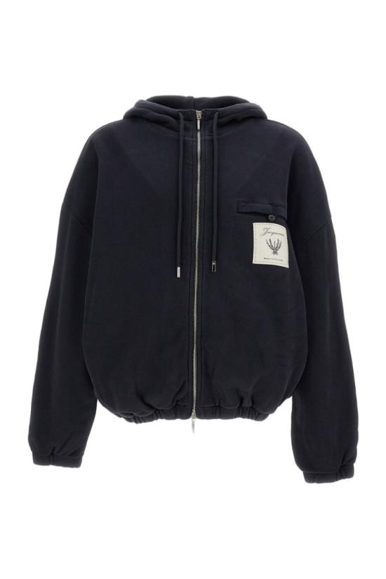 26SS 자크뮈스 후드 티셔츠 HOM00302AJ002623EO Blue