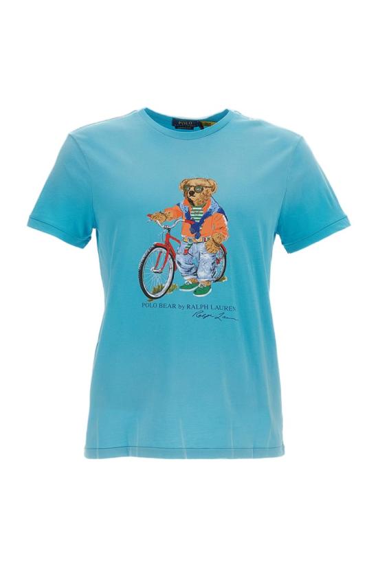 26SS 폴로 랄프로렌 반팔 티셔츠 710B16613001PERFECTTORQUOISE Blue