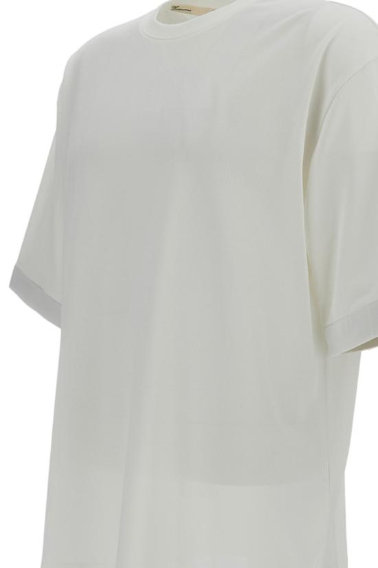 26SS 자크뮈스 반팔 티셔츠 TSM00578AJ00254100 White - JACQUEMUS