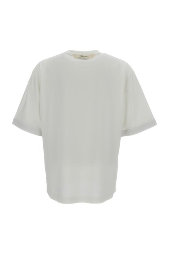 26SS 자크뮈스 반팔 티셔츠 TSM00578AJ00254100 White - JACQUEMUS