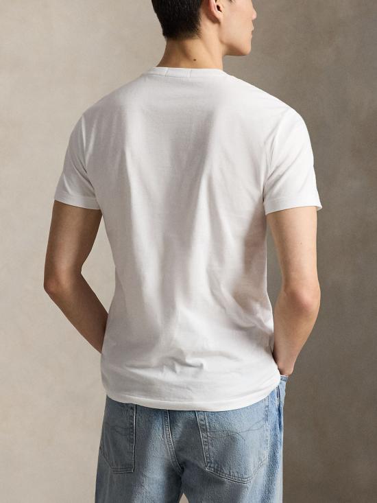 26SS 랄프 로렌 반팔 티셔츠 710B16612 002 White - RALPH LAUREN