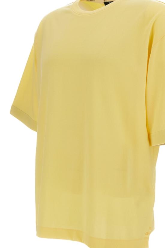 26SS 자크뮈스 반팔 티셔츠 TSM00578AJ00254210 Yellow - JACQUEMUS