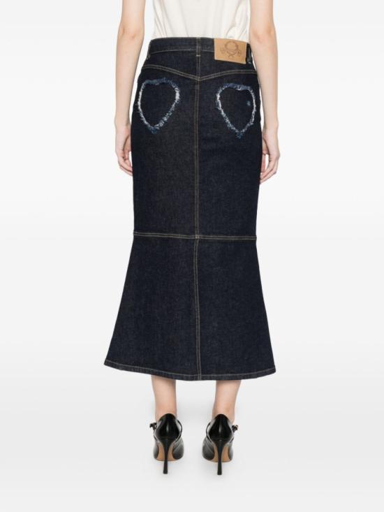 26SS 모스키노 데님 스커트 A0106 0437 0510 Black - MOSCHINO