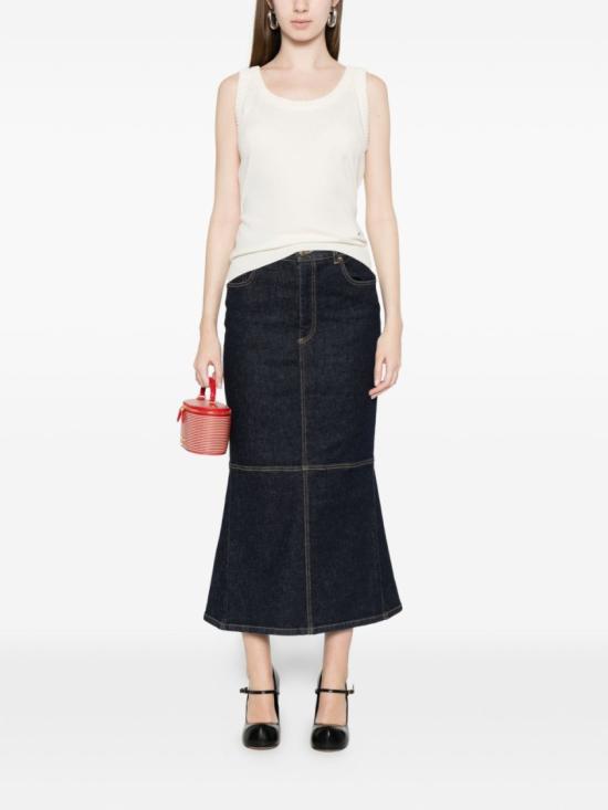 26SS 모스키노 데님 스커트 A0106 0437 0510 Black - MOSCHINO