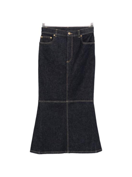 26SS 모스키노 데님 스커트 A0106 0437 0510 Black