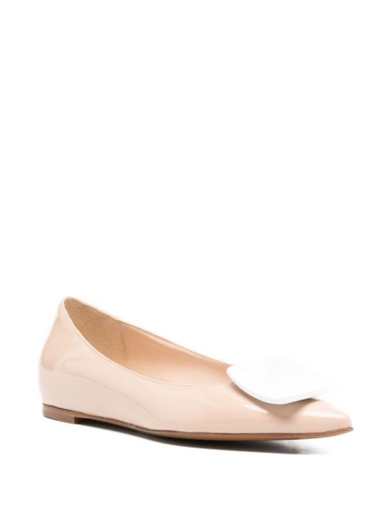 26SS 로베르토 페스타 플랫 슈즈 TETI LACK NUDE BIANCO Neutrals - ROBERTO FESTA