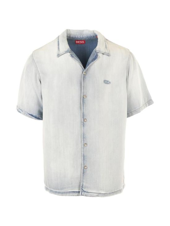 26SS 디젤 반팔 셔츠 A23857 068WF 01 Blue