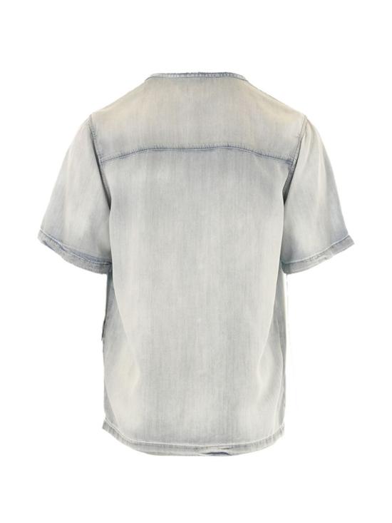 26SS 디젤 반팔 셔츠 A23857 068WF 01 Blue - DIESEL