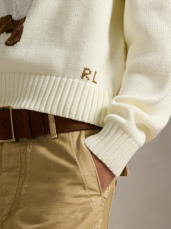 26SS 랄프 로렌 스웨터 211A96248 001 Beige - RALPH LAUREN