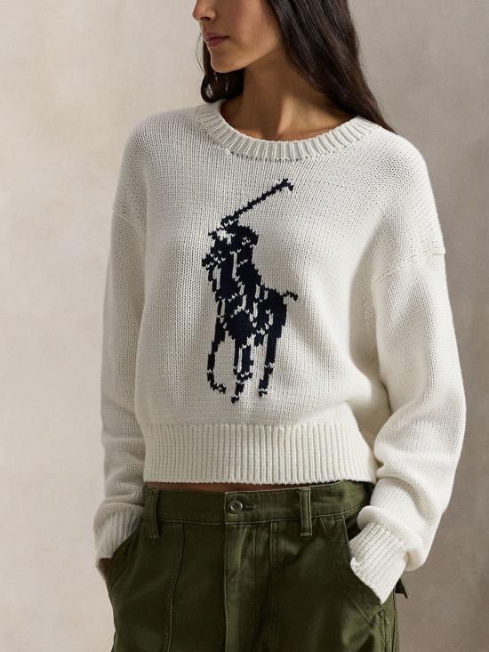 26SS 랄프 로렌 스웨터 211A96234 002 White - RALPH LAUREN