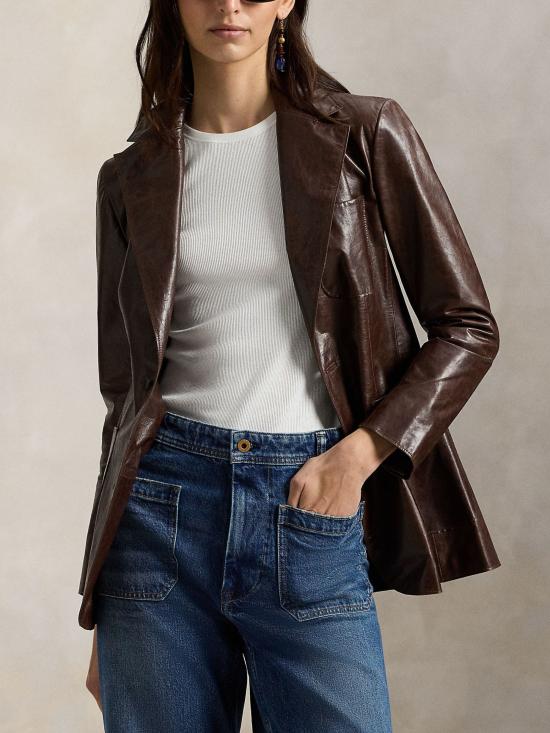 26SS 랄프 로렌 수트 자켓 211A93156 001 Brown - RALPH LAUREN