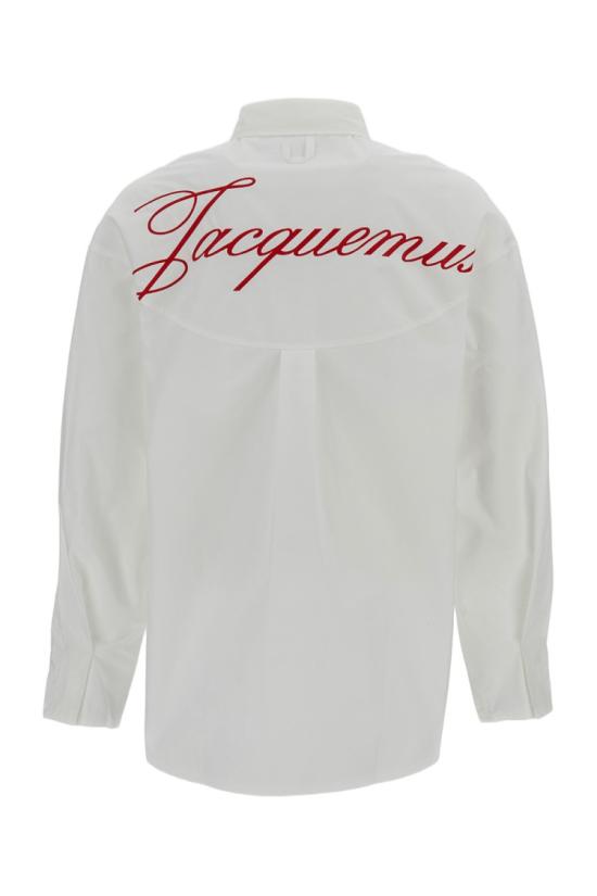 26SS 자크뮈스 긴팔 셔츠 SHM00588AW00648100 White - JACQUEMUS