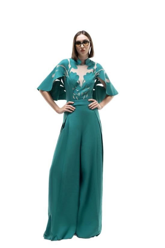  사이드 코베이시 점프수트 컷아웃 린넨 - SAIID KOBEISY