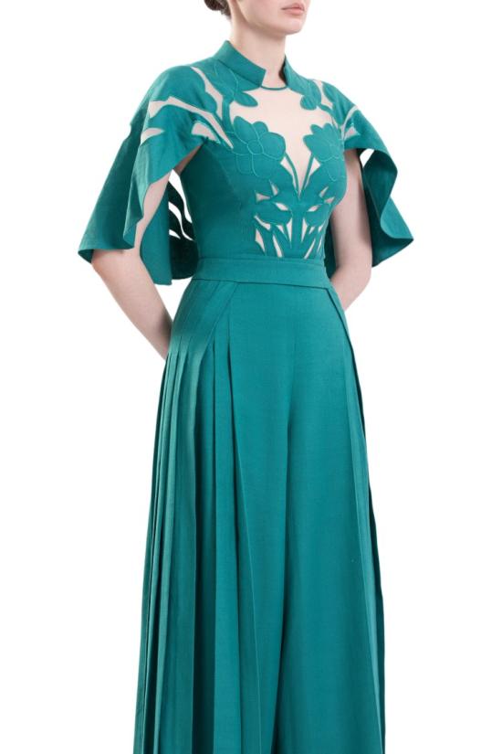  사이드 코베이시 점프수트 컷아웃 린넨 - SAIID KOBEISY